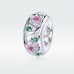 Talisman argint Diamond Flowers